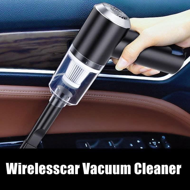 Portable Air Duster Wireless Vacuum Cleaner + Free Reusable Cleaning Gel Gift