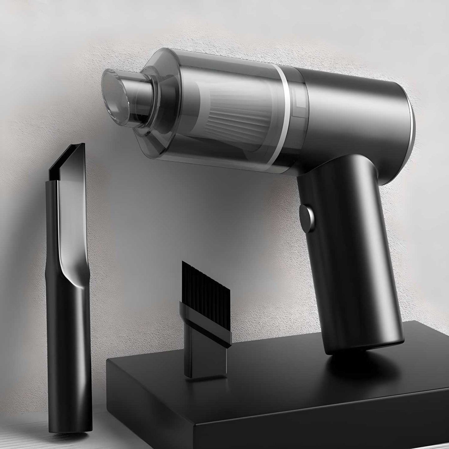 Portable Air Duster Wireless Vacuum Cleaner + Free Reusable Cleaning Gel Gift